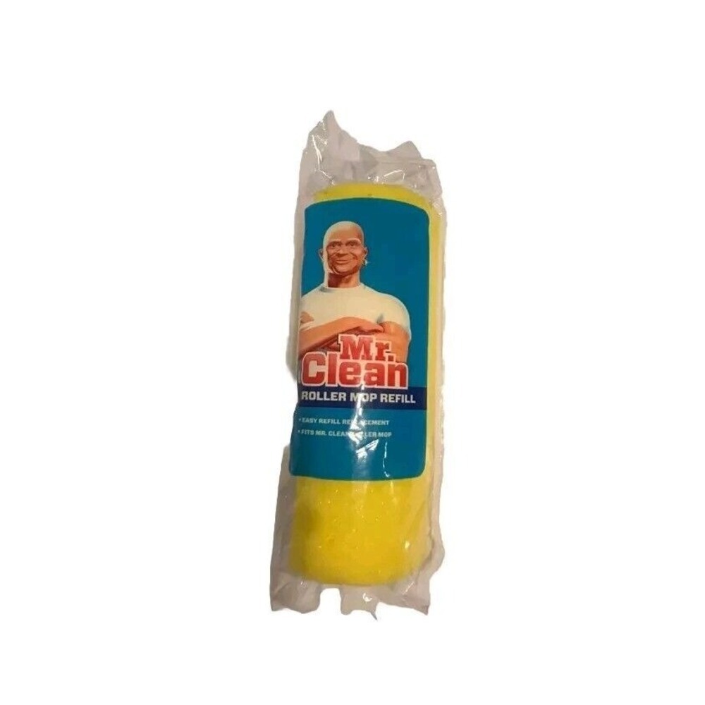 Mr Clean Roller Mop Refill Replacement 2016 Yellow Absorbent Sponge NEW - Picture 1 of 2